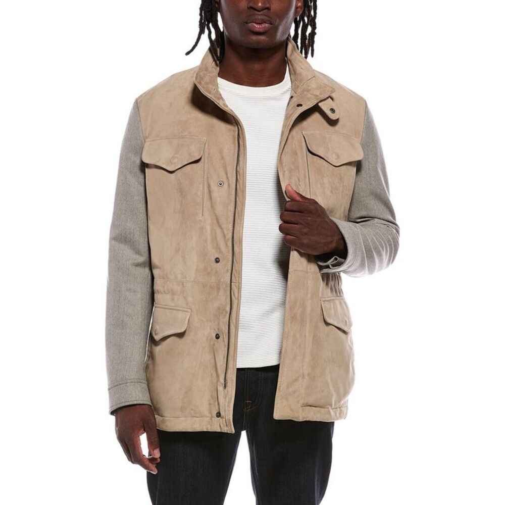 Canali Mens  Suede Jacket